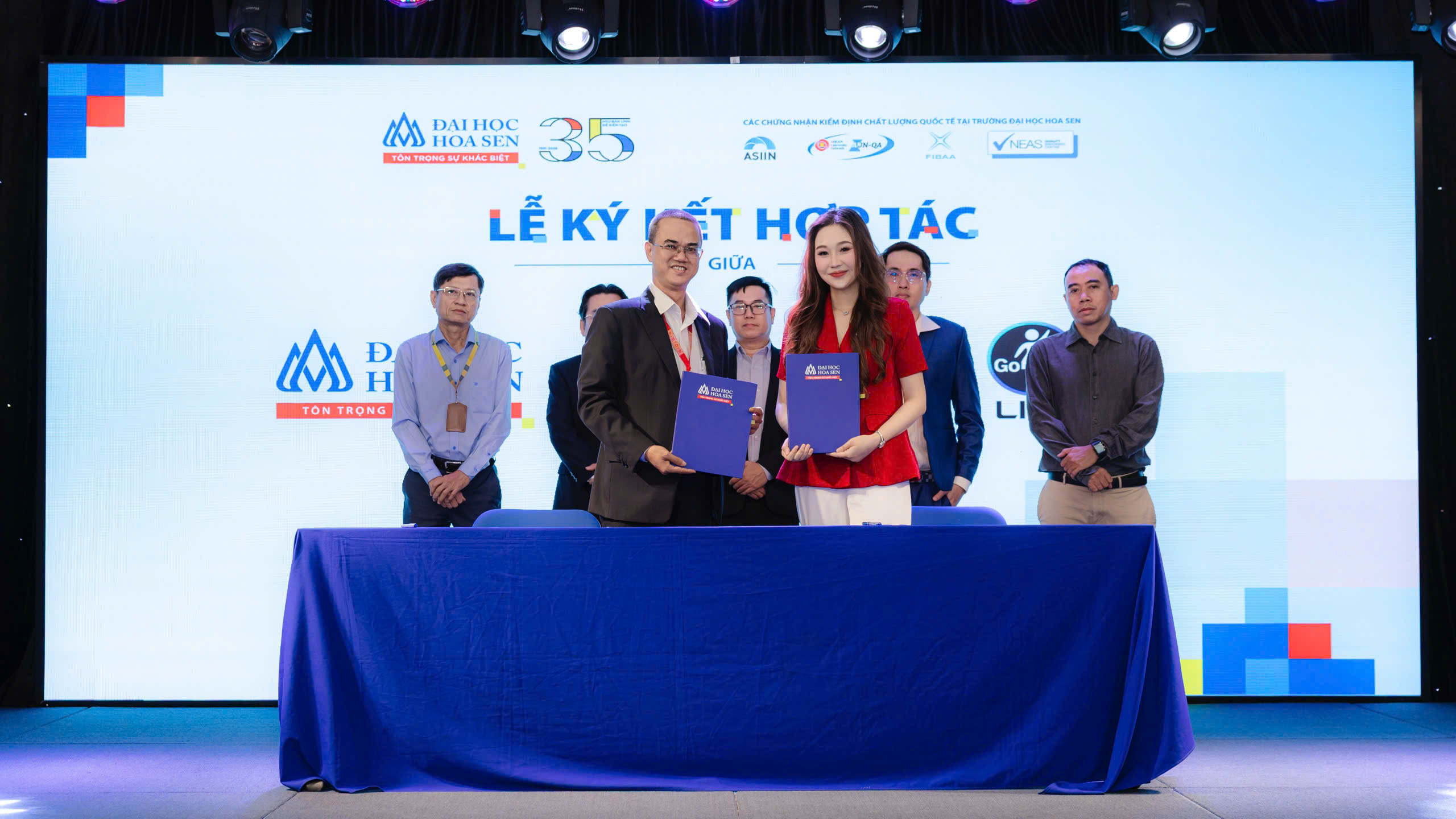 GO4AI ký kết hợp tác cùng Trường Đại học Hoa Sen